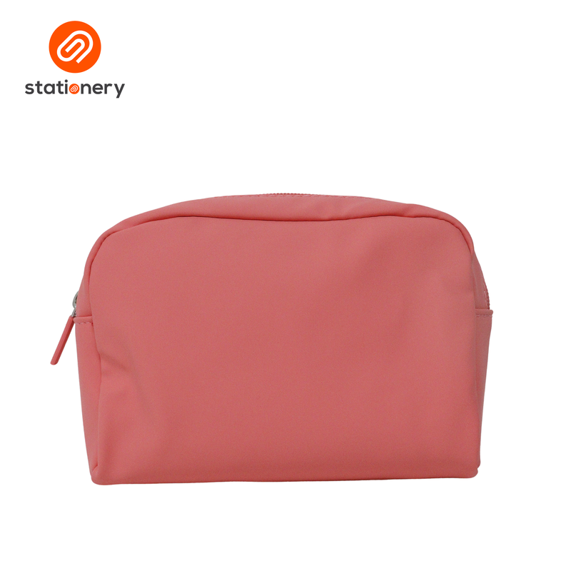 Lightweight Leatherette Rectangular Travel & Cosmetic Pouch-zoom-
