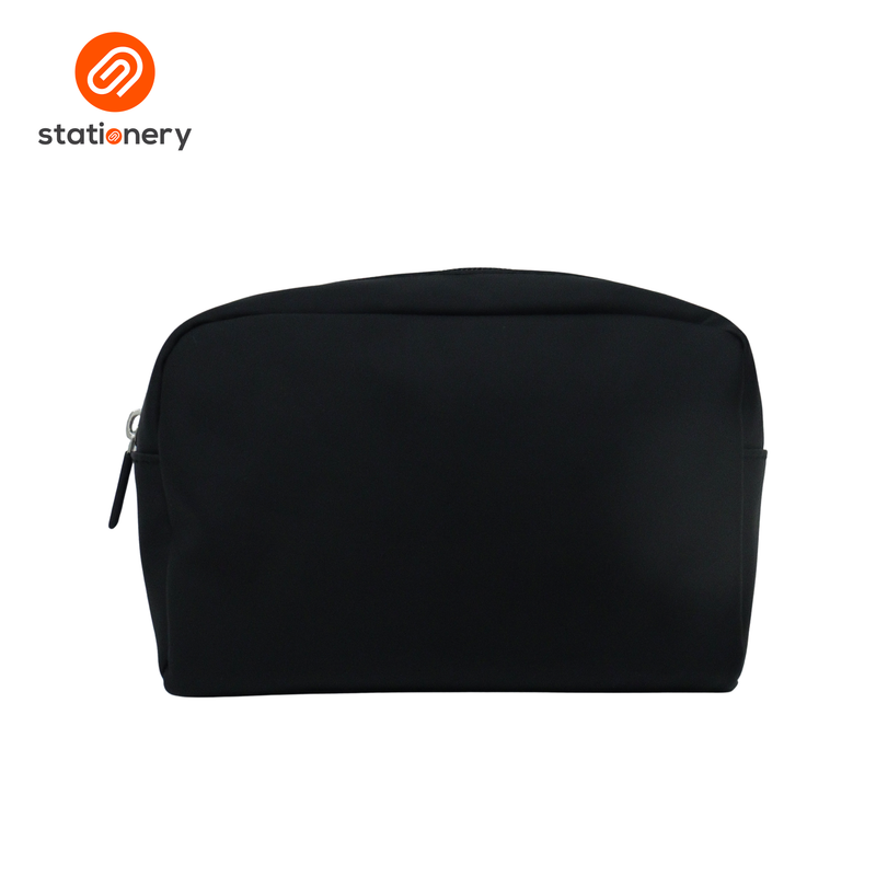 Lightweight Leatherette Rectangular Travel & Cosmetic Pouch-zoom-
