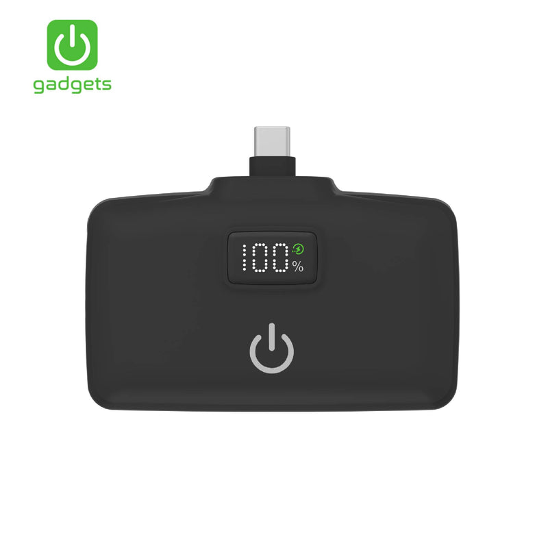 Plug-In Powerbank 10000mAh - Black-zoom-