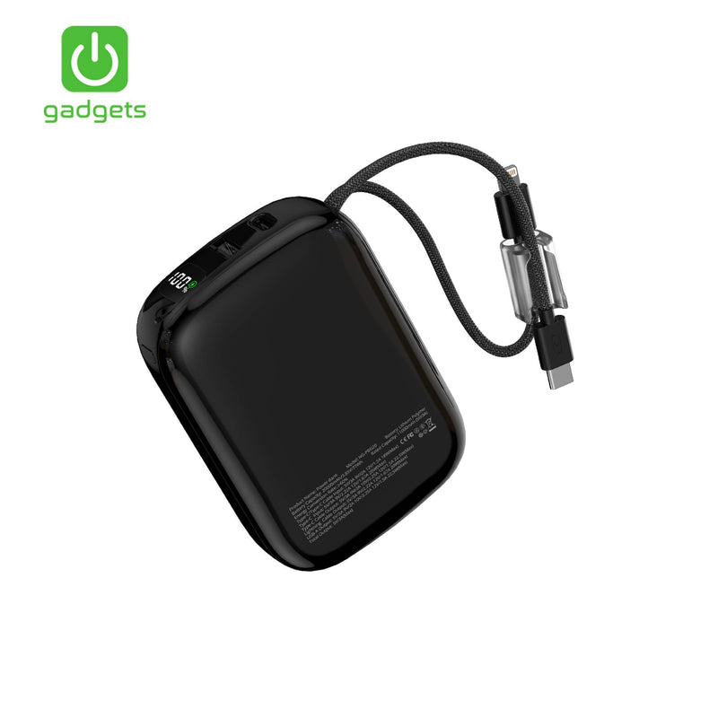 Glossy Powerbank 20000mAh with Cables-zoom-