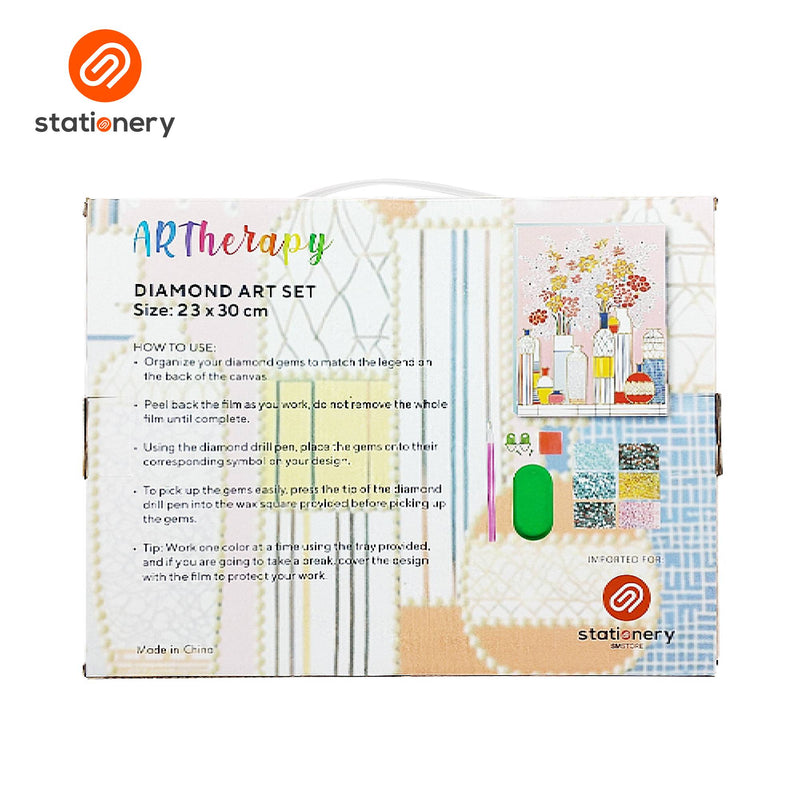 ARTherapy Diamond Art Set Colored Canvas - 23x30cm-zoom-