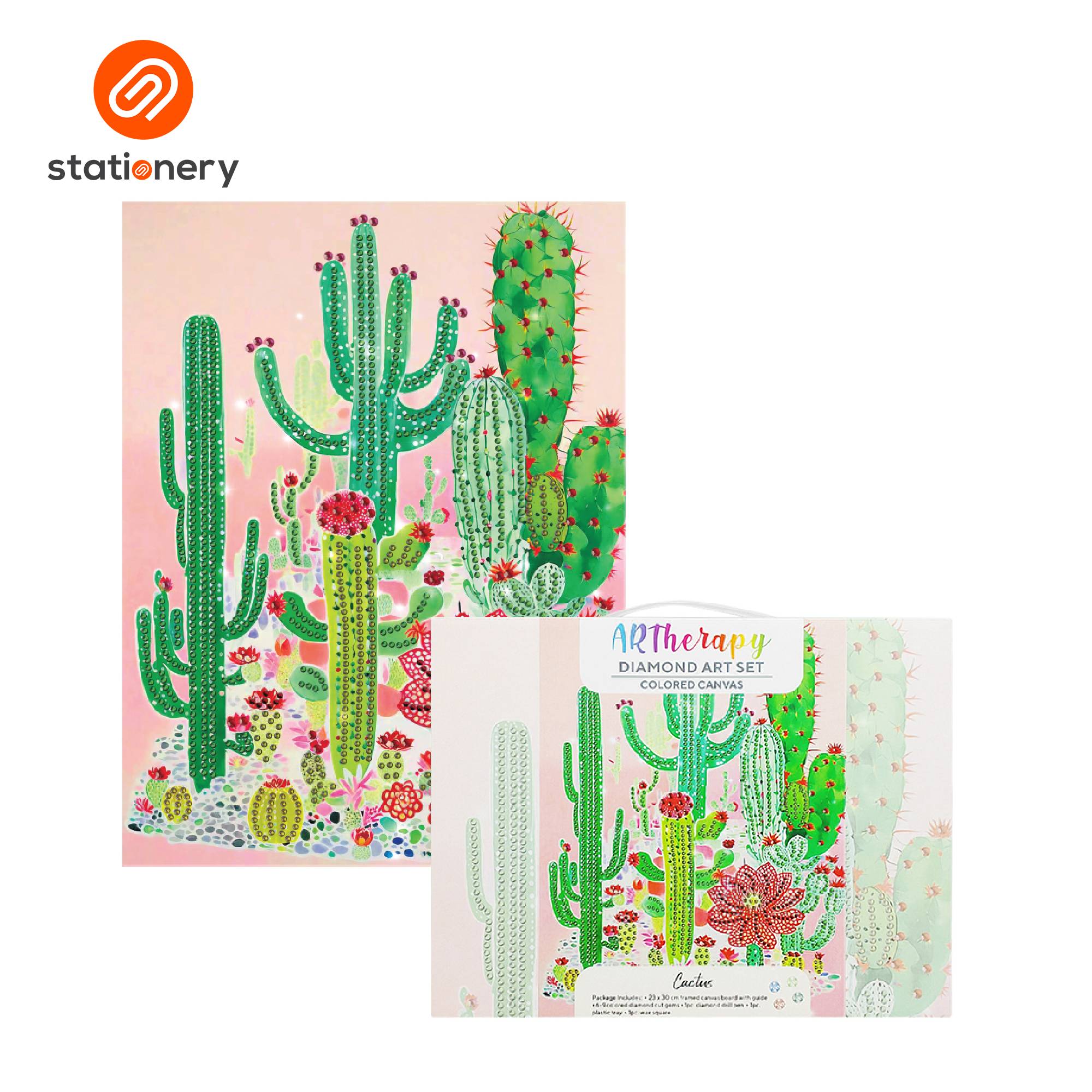ARTherapy Diamond Art Set Colored Canvas - 23x30cm-zoom-8
