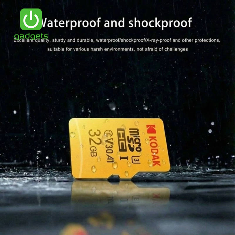 Kodak MicroSD UHS-I U3 V30 A1 Memory Card (32GB) with Adapter-zoom-