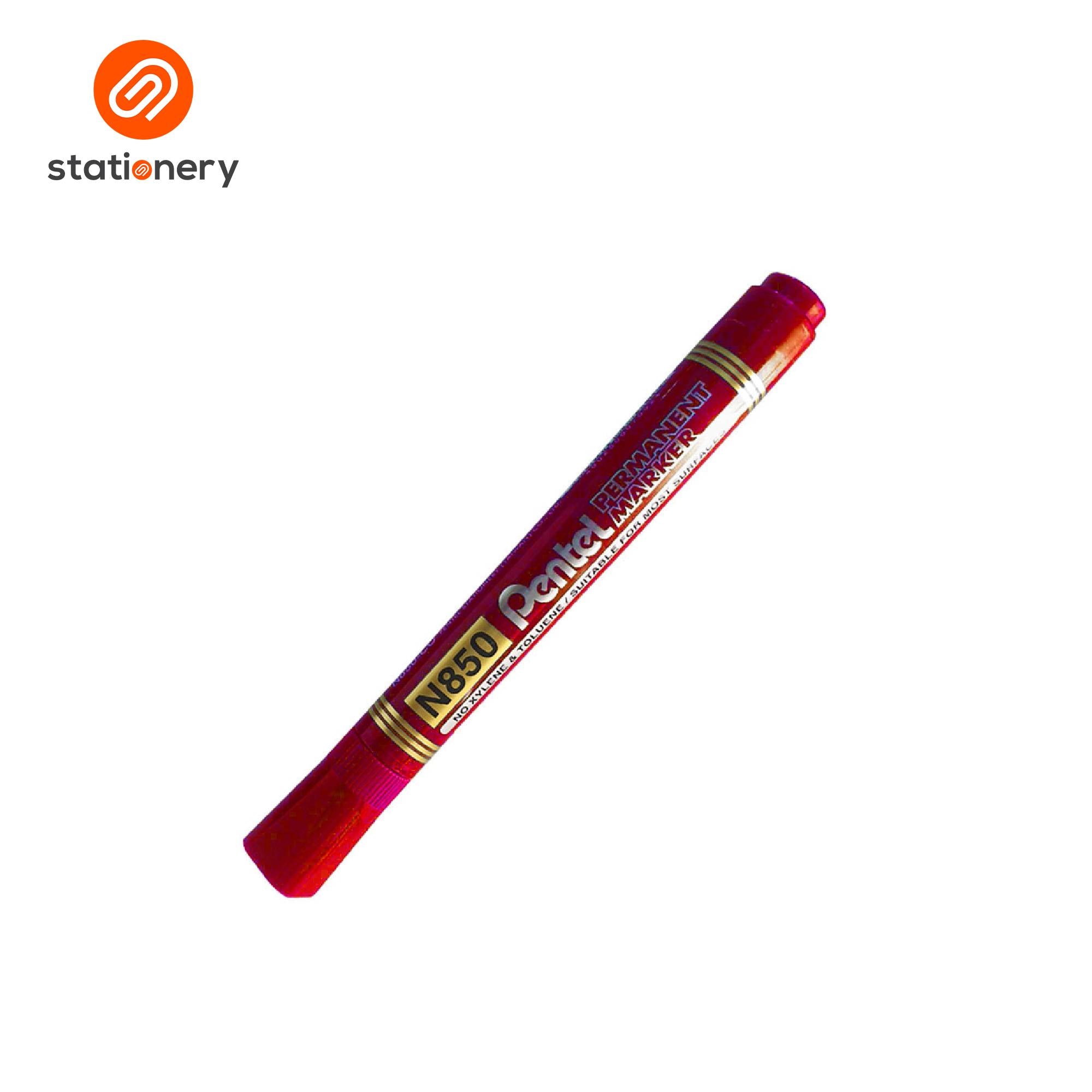 SSP-10101023:10101023c_PENTEL_PERMANENT_MARKER_BULLET_RED_N850.jpg