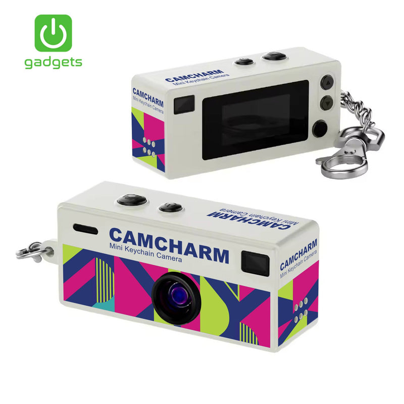 Gadgets Camcharm Mini Digital Keychain Camera - Black-zoom-