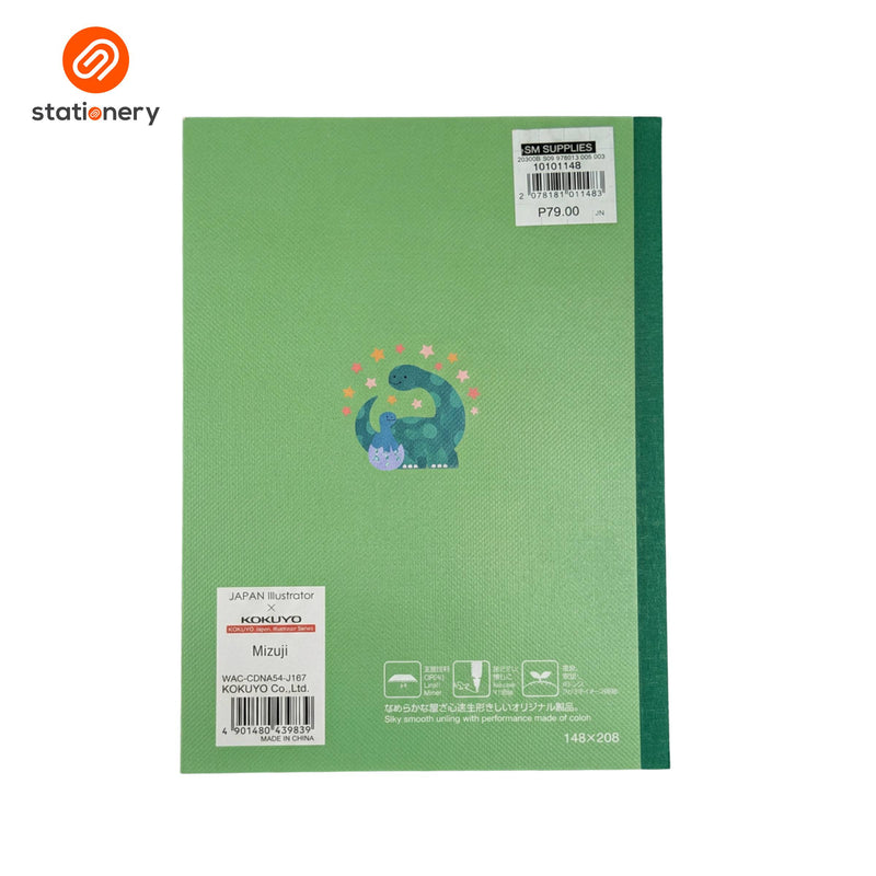 Kokuyo Campus Flat Notebook A5 40 Sheets (Japan Illustrator Series)-zoom-