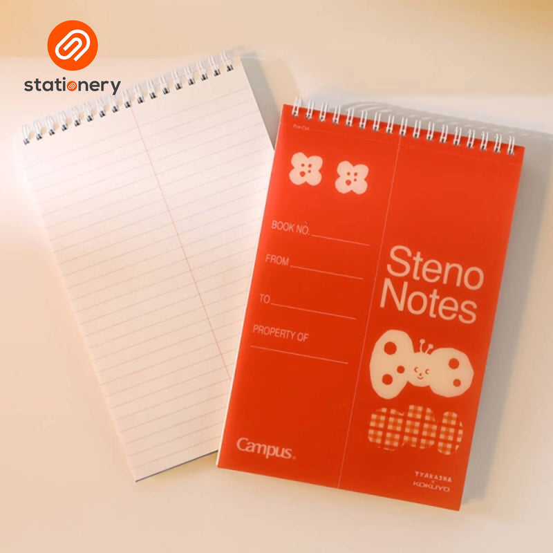 Kokuyo Tyakasha Steno Notes Spiral Notebook - 6x9"-zoom-