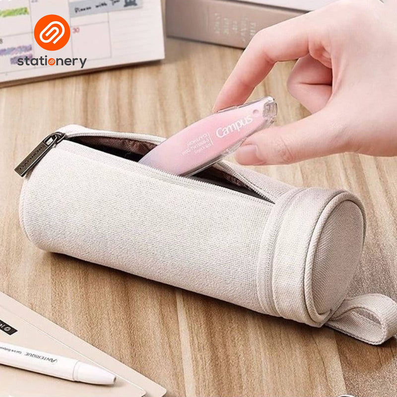 Kokuyo "A Little Special" Cylindrical Standing Pen Case-zoom-