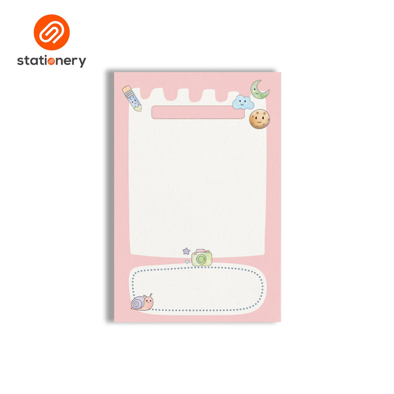 Cute Icons Memo Pads – Pastel Series 100lvs 2pcs per Pack - 4x6"-zoom-