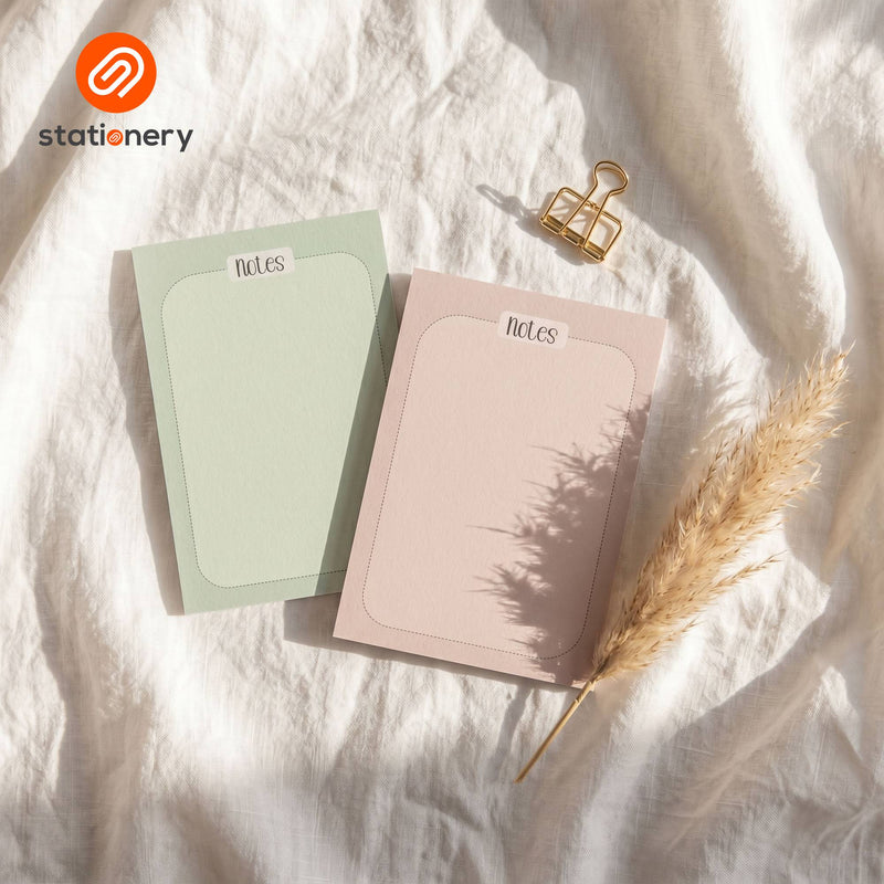 Blush Memo Pad 100lvs 2 pcs per Pack - 4x6"-zoom-