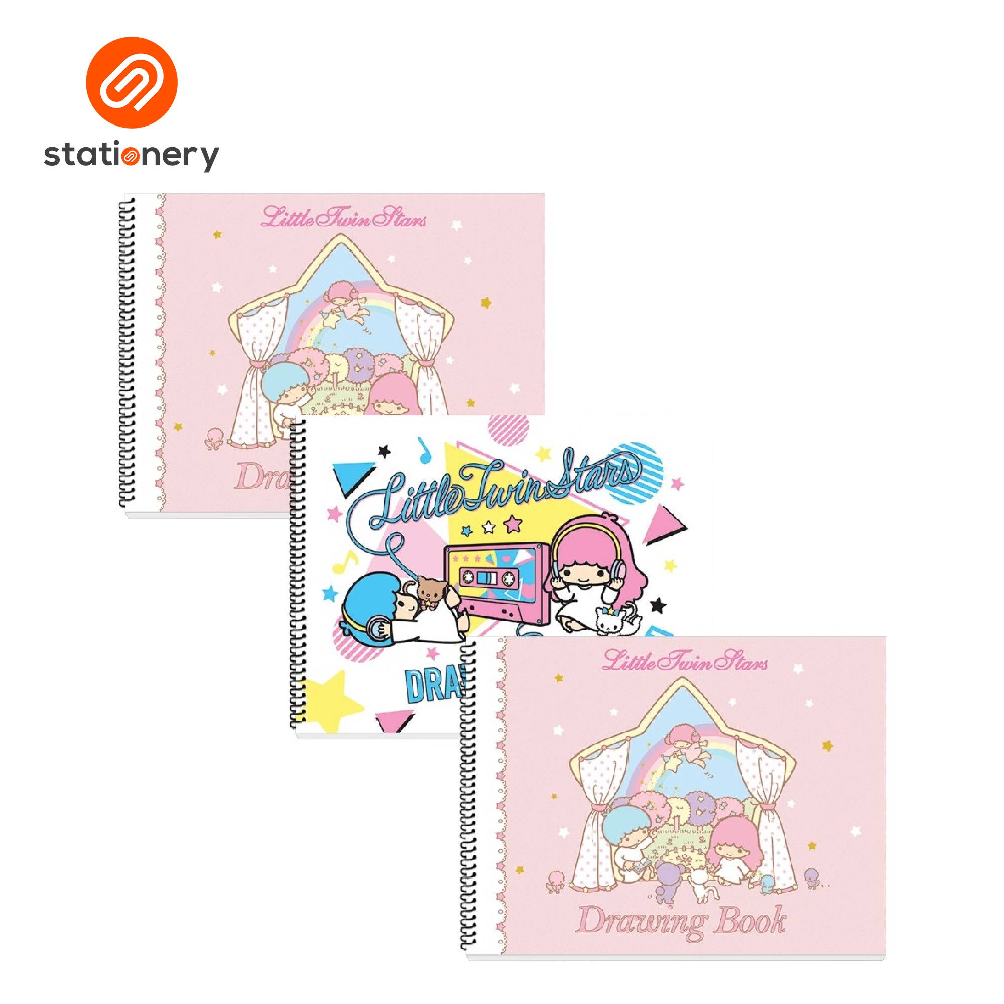 Advance Little Twin Stars Drawing Book Pack of 3