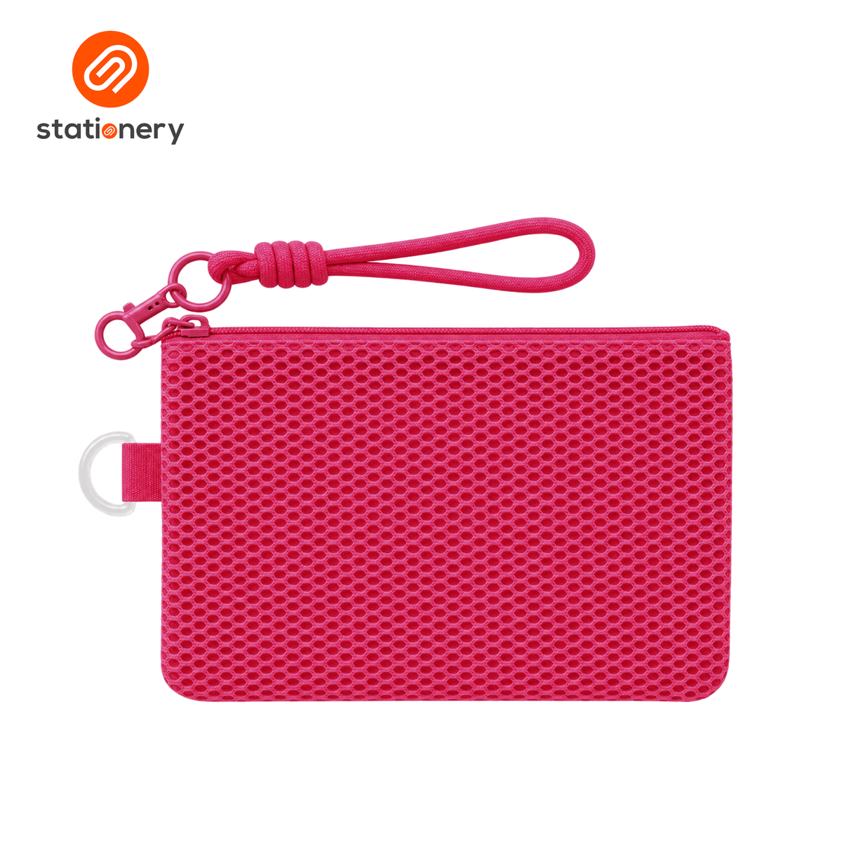 Hexagon Mesh Flat Pouch (19 x 14 cm)