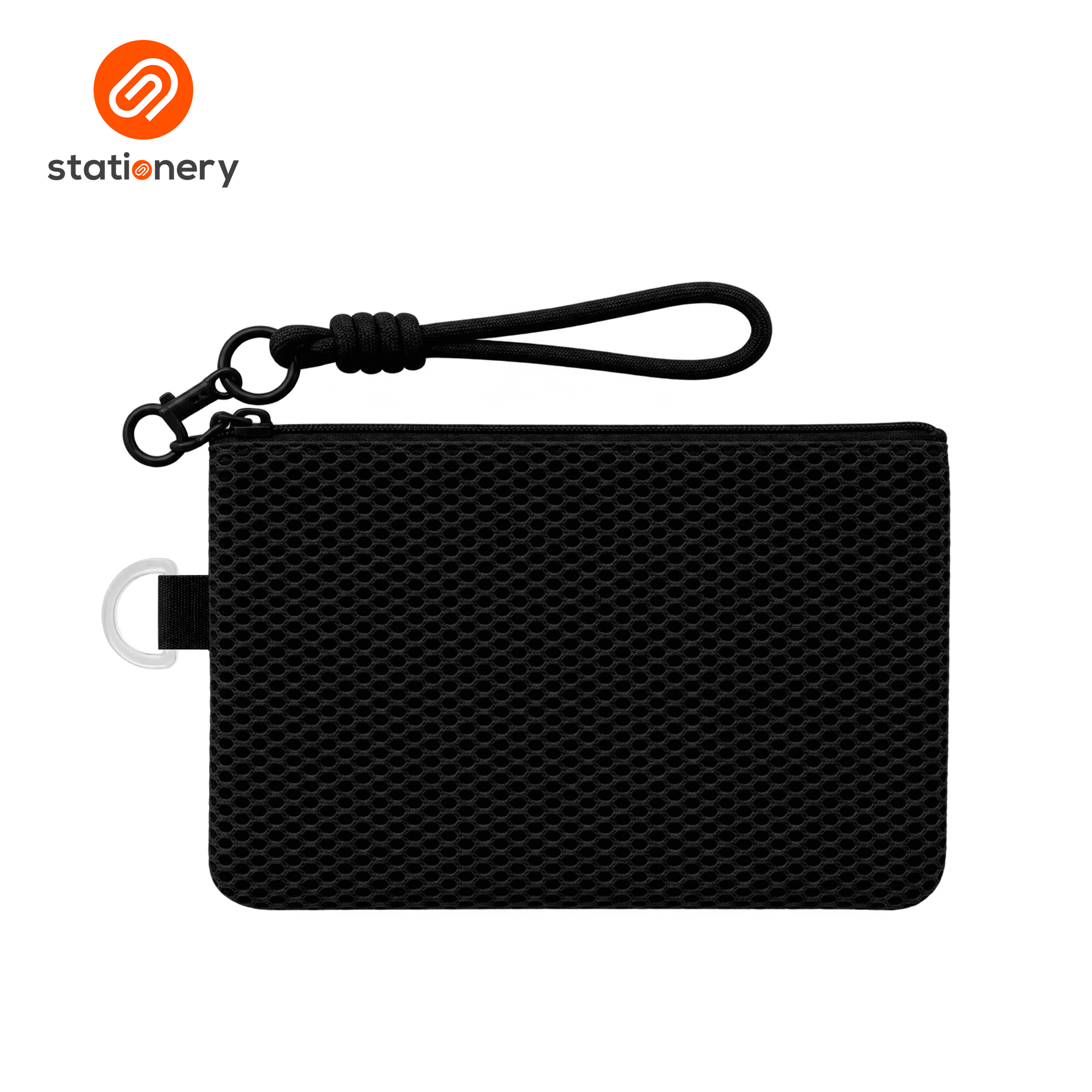 Hexagon Mesh Flat Pouch (19 x 14 cm)
