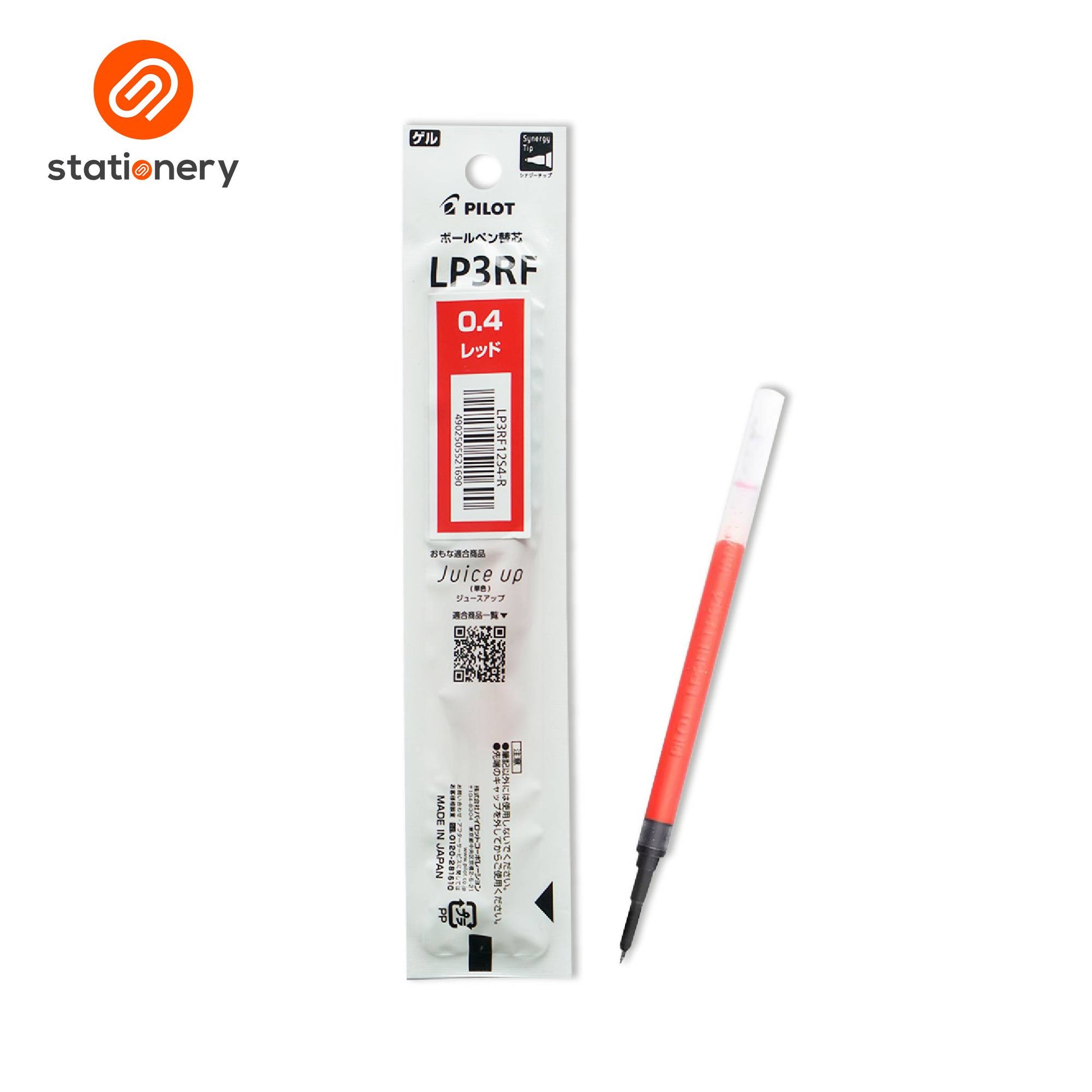 SSP-10101719:10101719a_PILOT_JUICE_SYN_LP3RF-12S4_RED_0.4mm.jpg