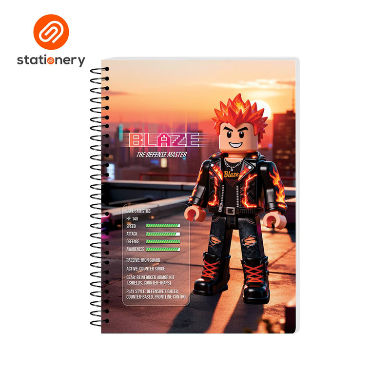Advance Cyblox Spiral Notebook 80lvs Pack of 8-zoom-
