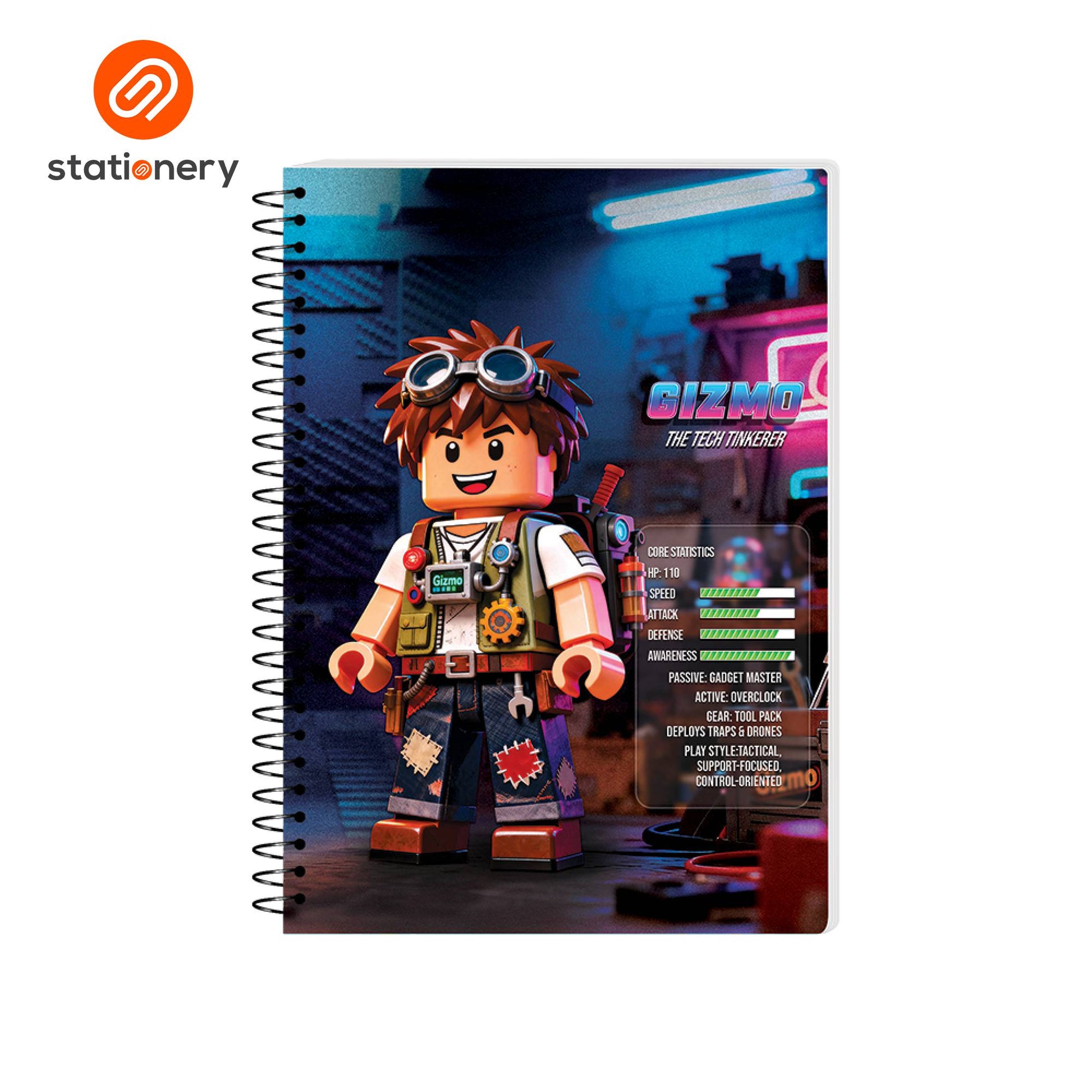 Advance Cyblox Spiral Notebook 80lvs Pack of 8-7