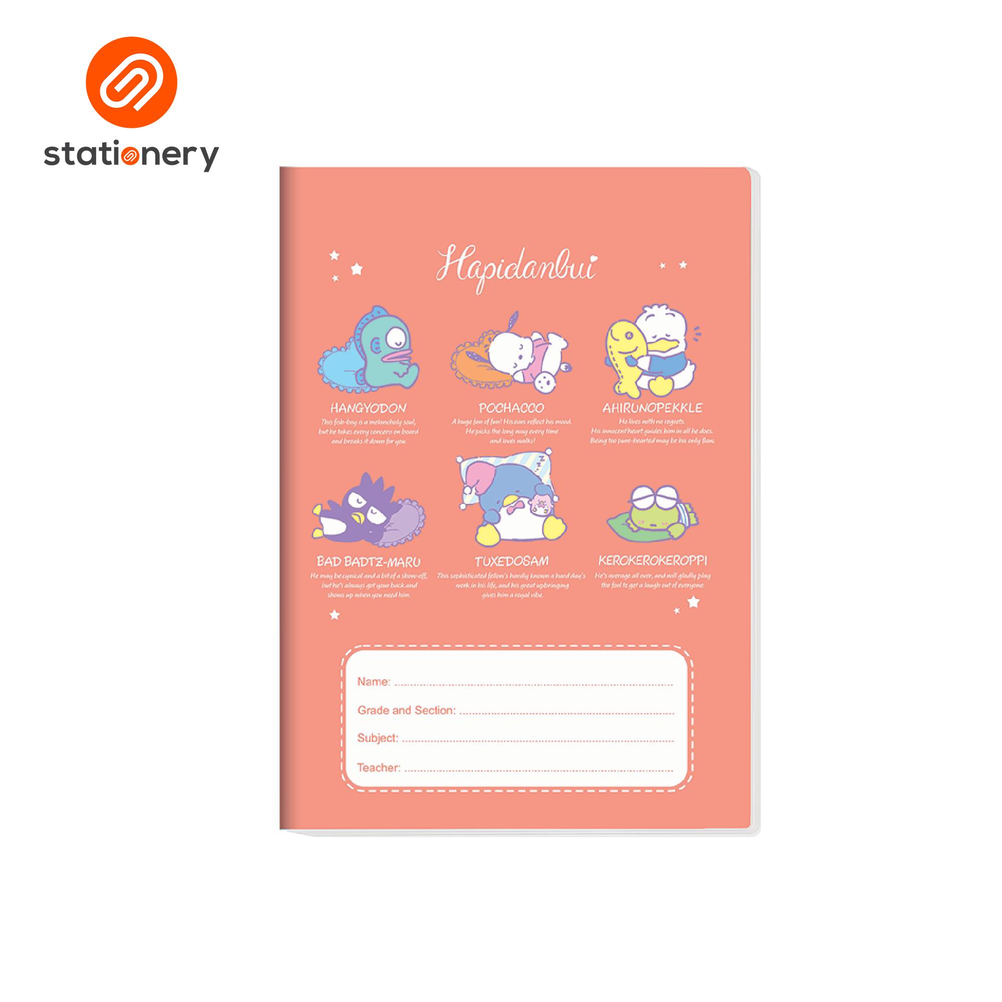 Advance Hapidanbui Writing Notebook 80lvs Pack of 8-zoom-6