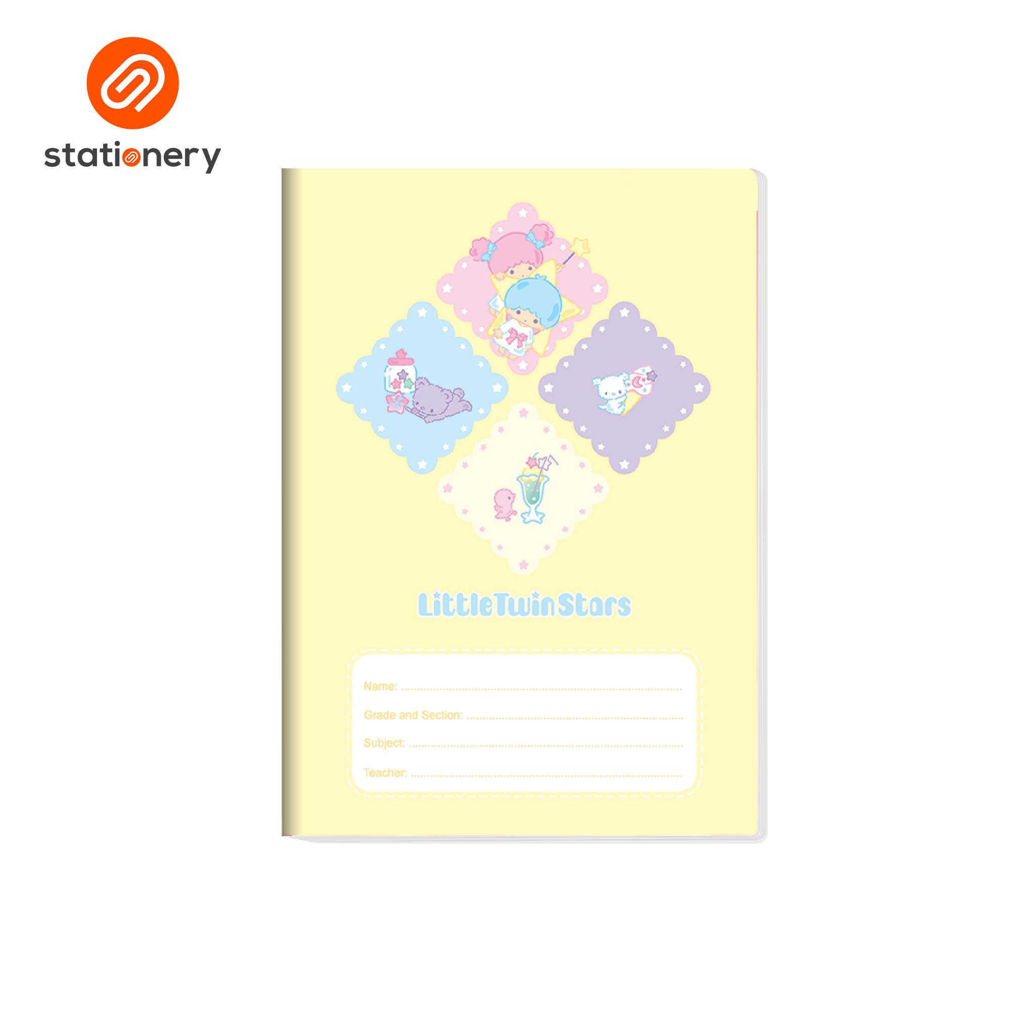 Advance Little Twin Stars Writing Notebook 80lvs Pack of 8-zoom-9