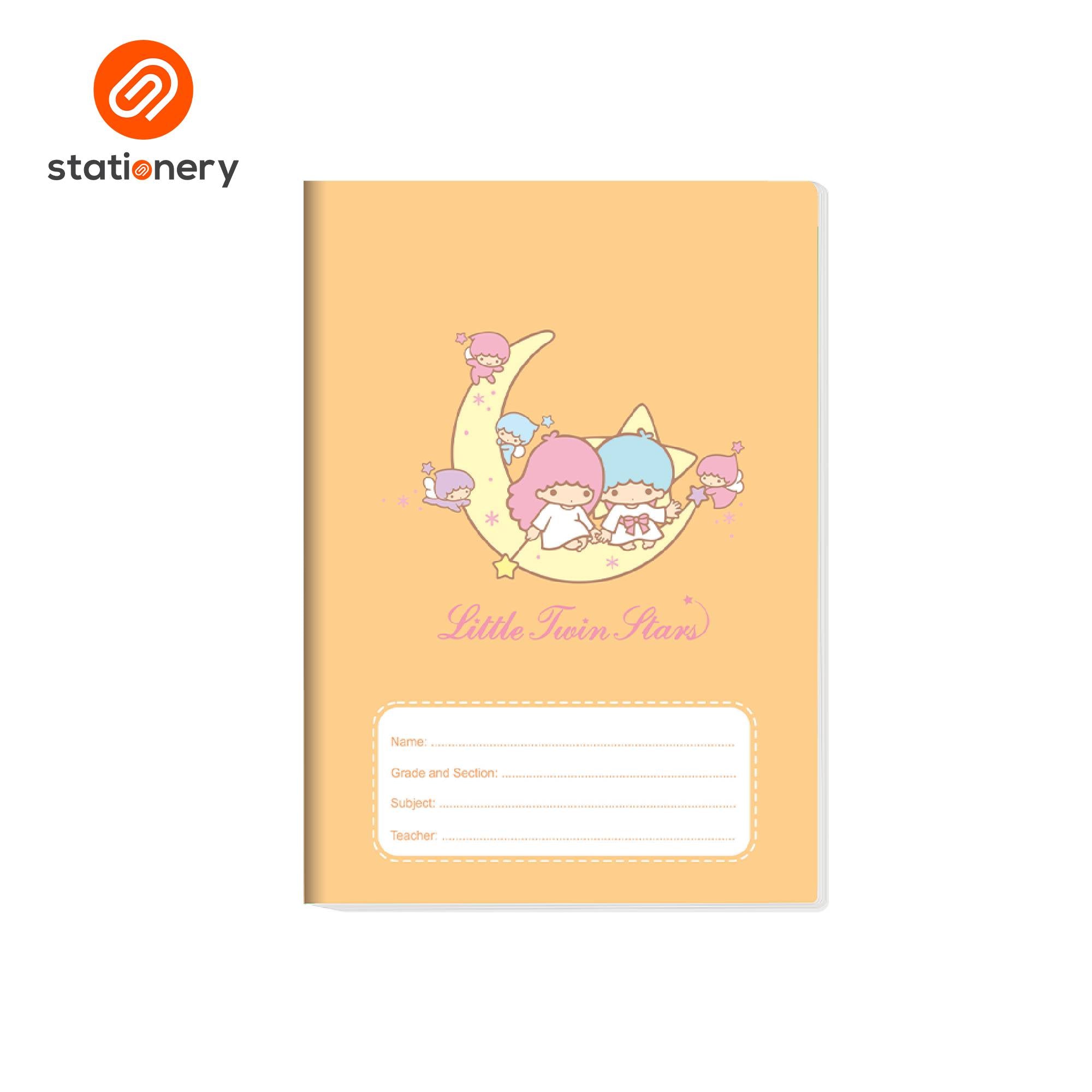 Advance Little Twin Stars Writing Notebook 80lvs Pack of 8-zoom-10