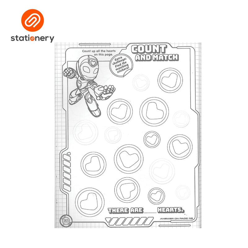 Disney JR Marvel Iron Man and His Awesome Friends Ultimate Sticker Book-zoom-