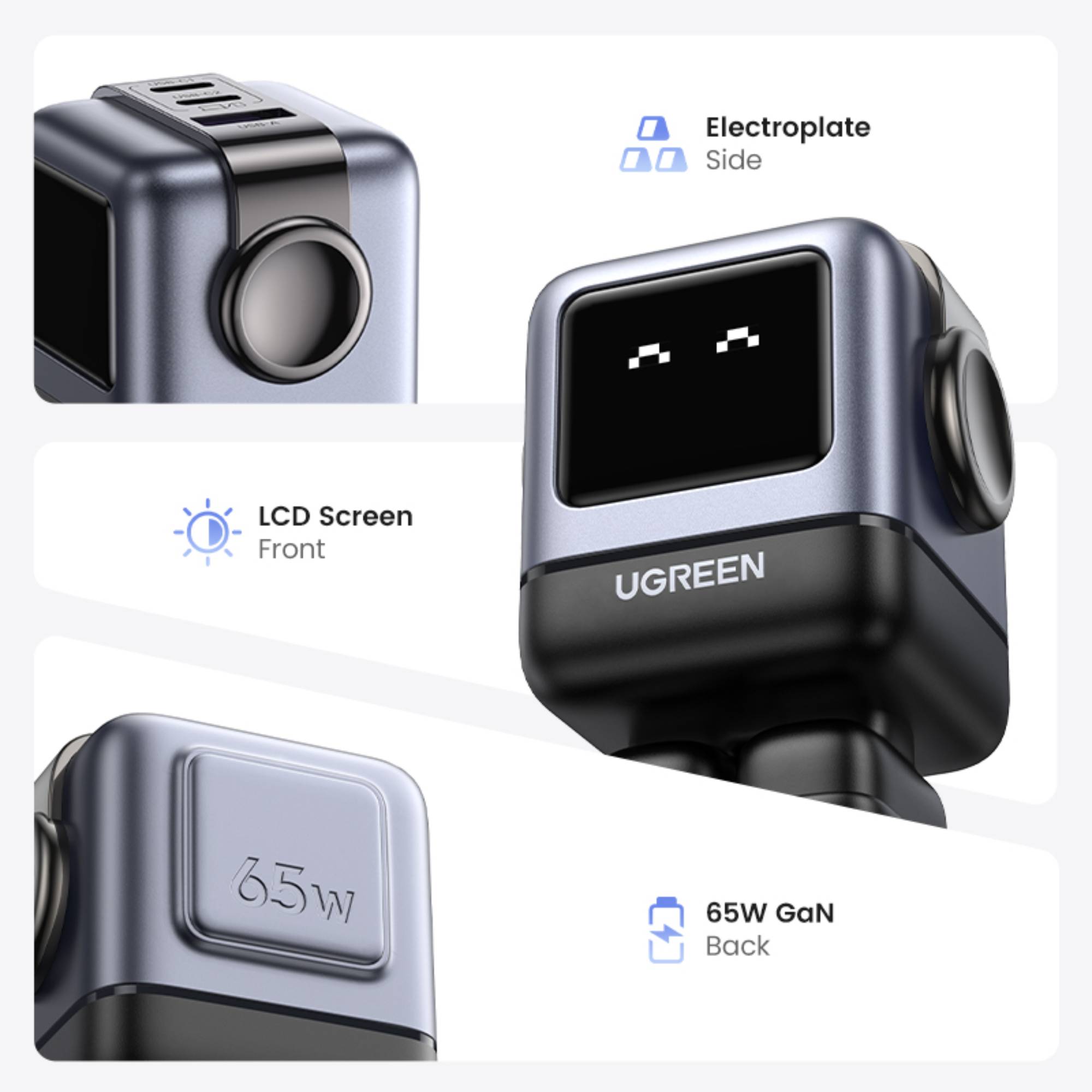 SSP-10101880:10101880h_UGREEN_ROBOT_65W_3-PORT_CHARGER_CD361-BLACK.jpg