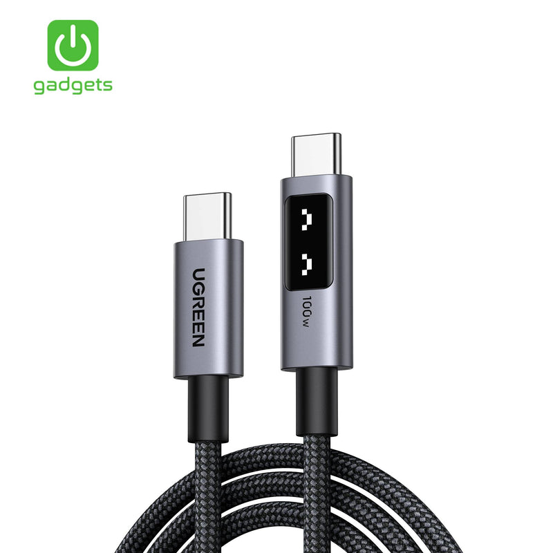 UGreen Uno USB-C to USB-C 100W PD Fast Charging Cable 1m-zoom-