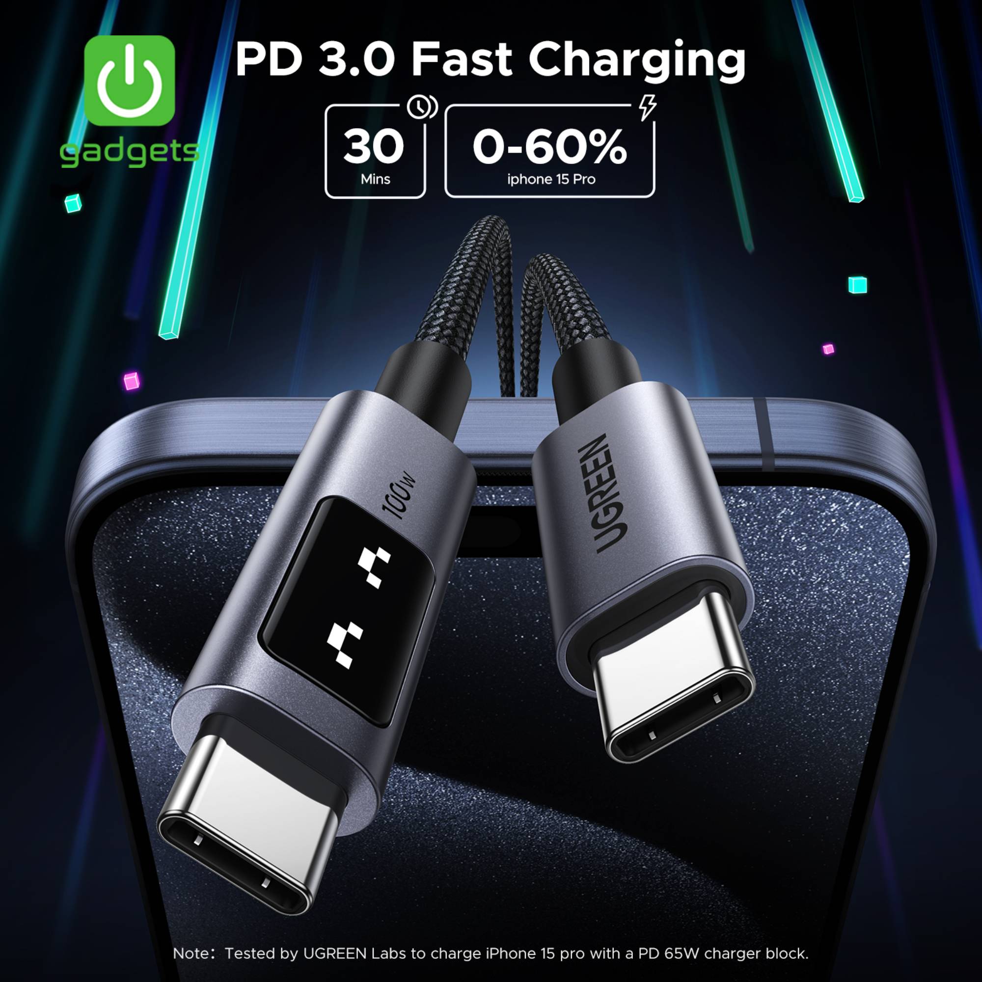 SSP-10101884:10101884g_UGREEN_TYPE_C_FAST_CHARGING_CABLE_1M_L509.jpg