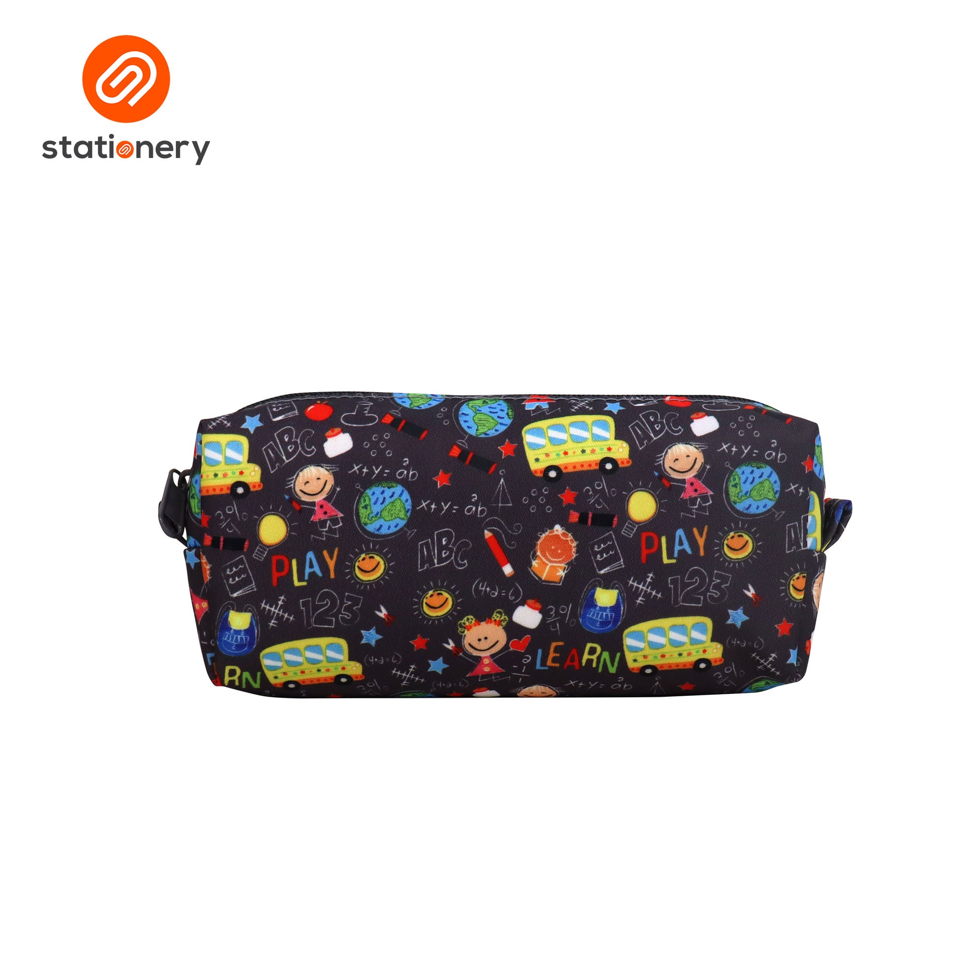 Rectangular Single Zip Pencil Case-5