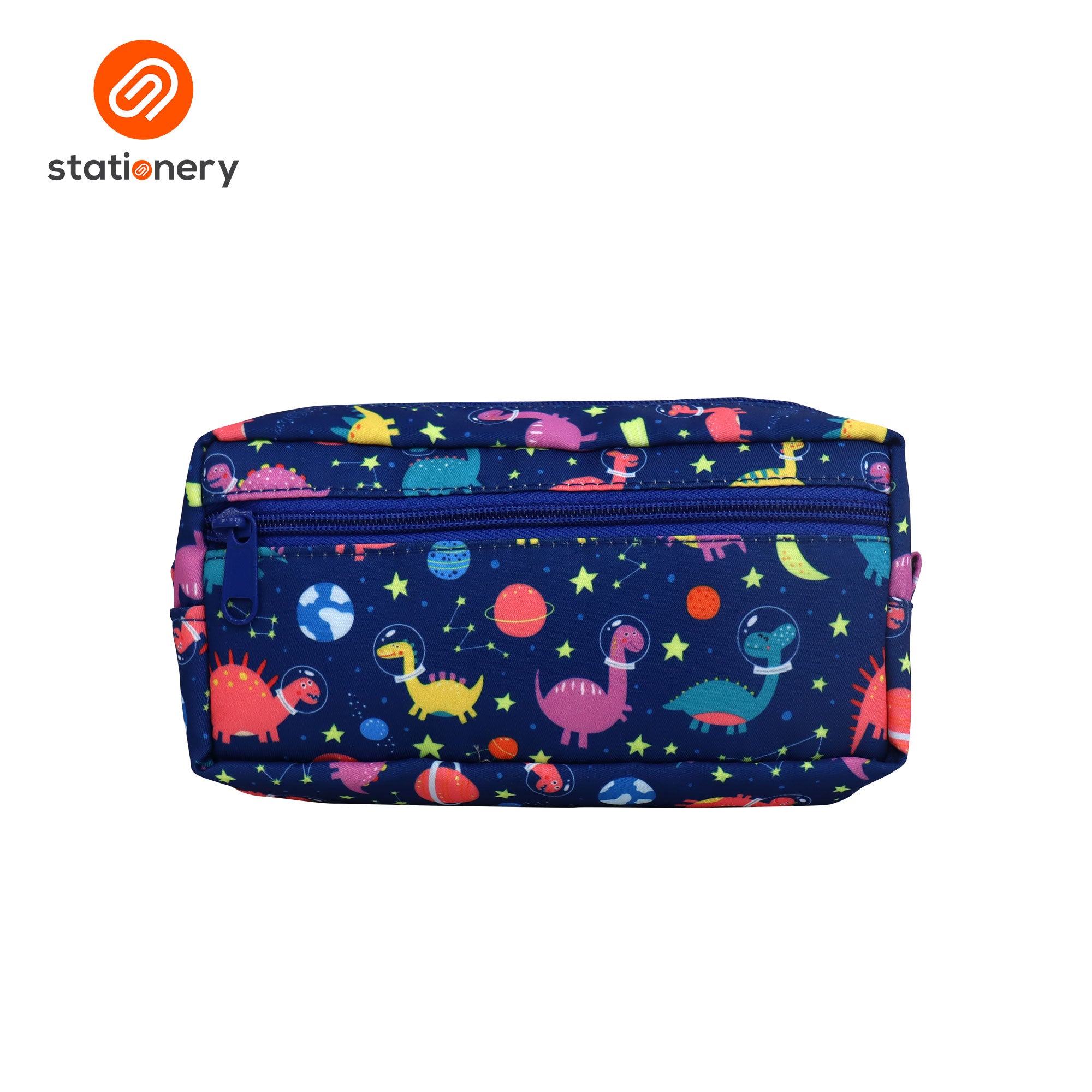 Multi Purpose Double Zip Pencil Case with Pocket