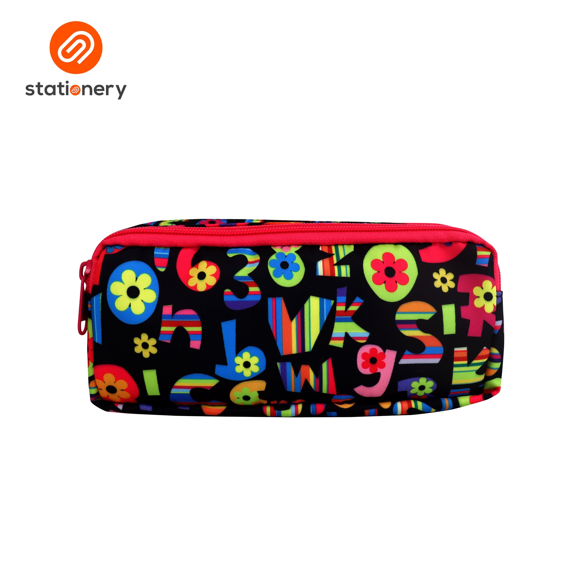 Side-by-Side Double-Zip Pencil Case-zoom-3