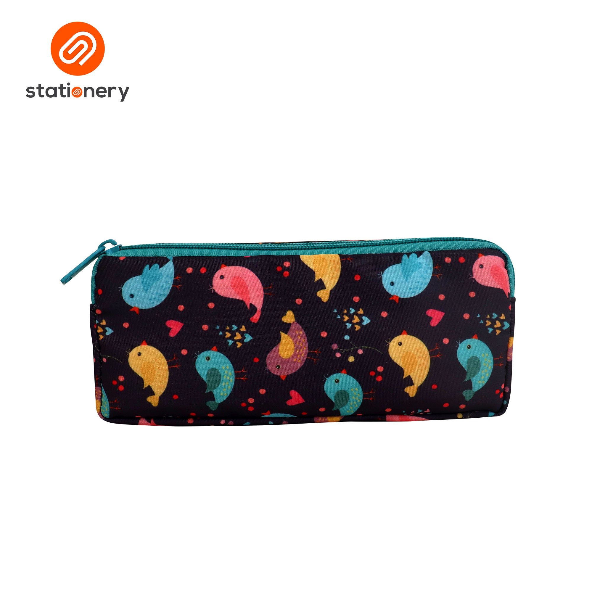 Side-by-Side Double-Zip Pencil Case-zoom-4