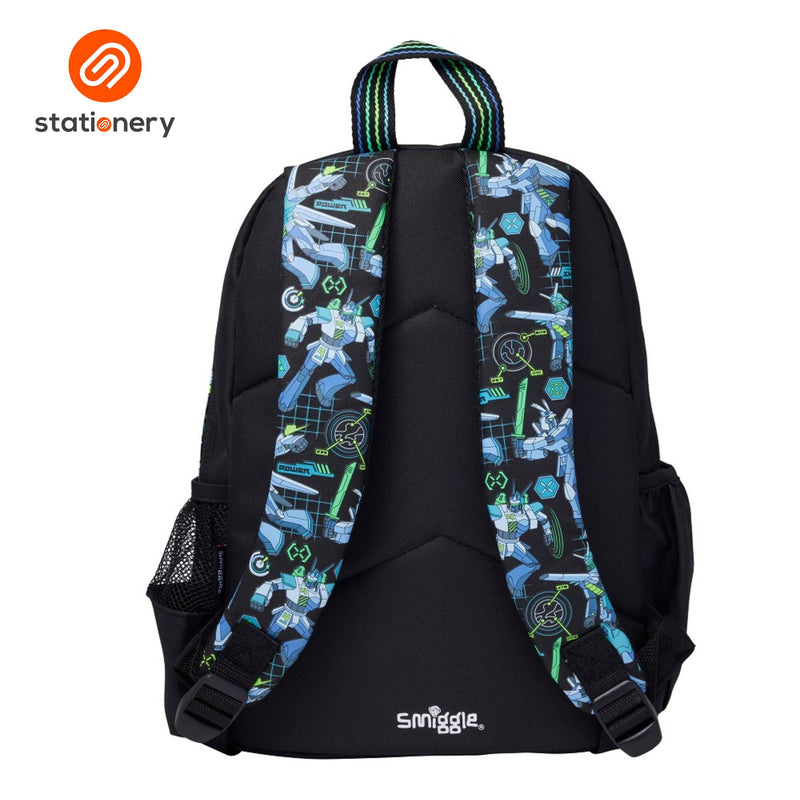 Smiggle Weekend Junior Id Backpack - Black-zoom-