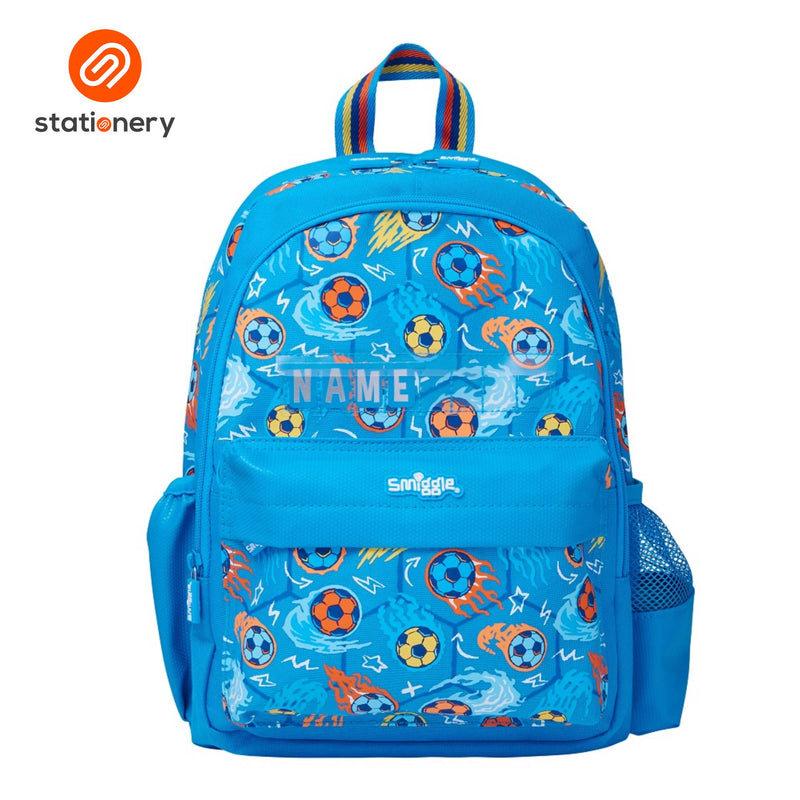 Smiggle Weekend Junior Id Backpack - Mid Blue-zoom-