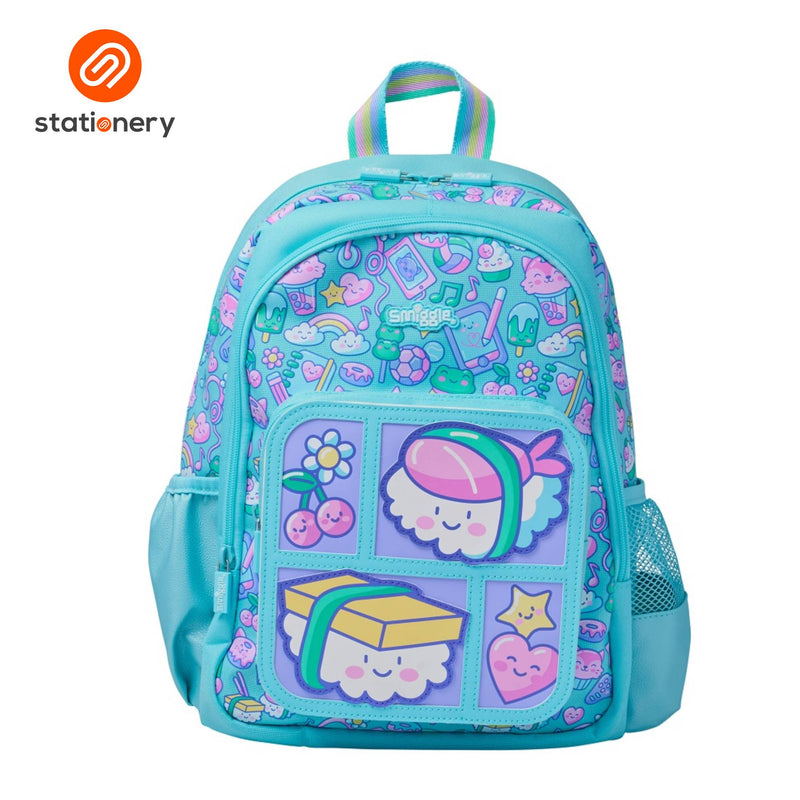 Smiggle Weekend Junior Character Backpack - Mint-zoom-