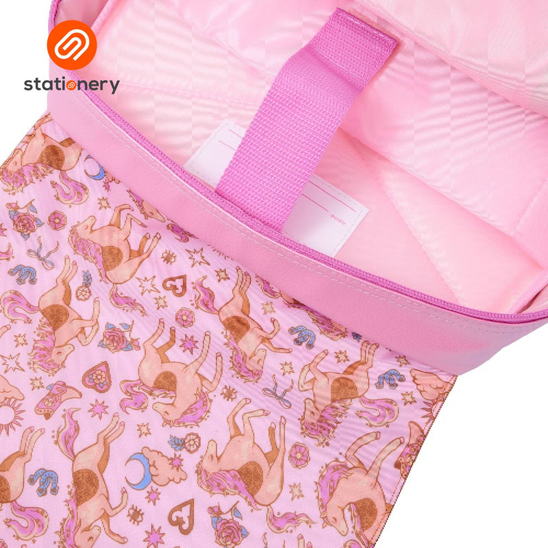 Smiggle Wildflower Daydream Backpack - Pink-zoom-