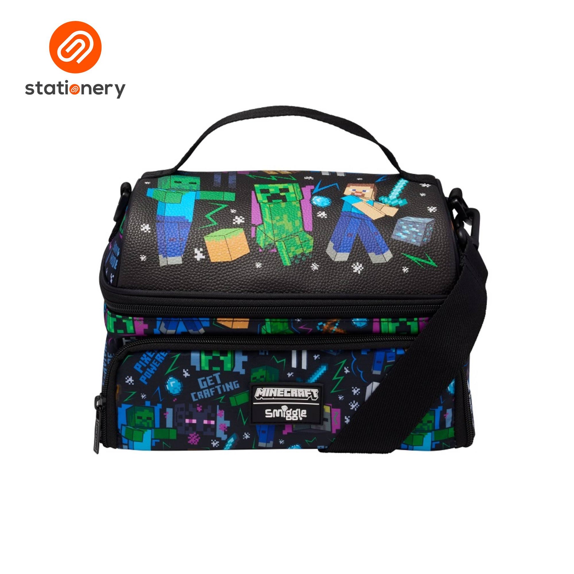 SSP-10102032:10102032A_LBAG_DBL_STRAP_LGE_ZIP_MCRAFT_BLACK.jpg