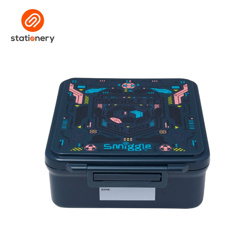 Power Play Bento Lunchbox With Insulated Food Jar - Dark Grey-zoom-