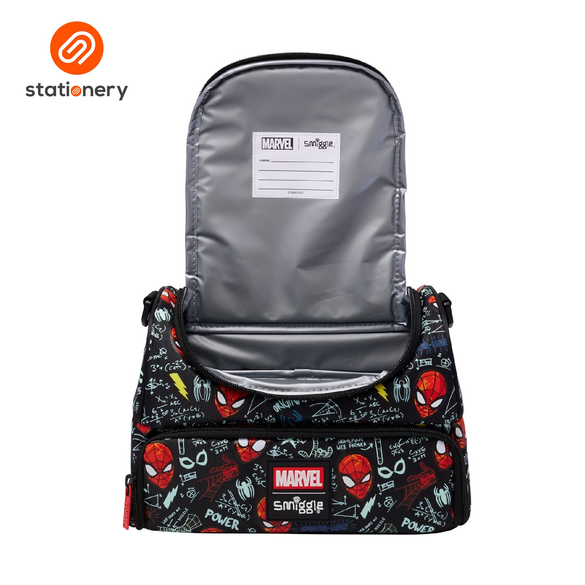 SSP-10102041:10102041B_LBAG_DBL_STRAP_LGE_SPIDEY_BLACK.jpg