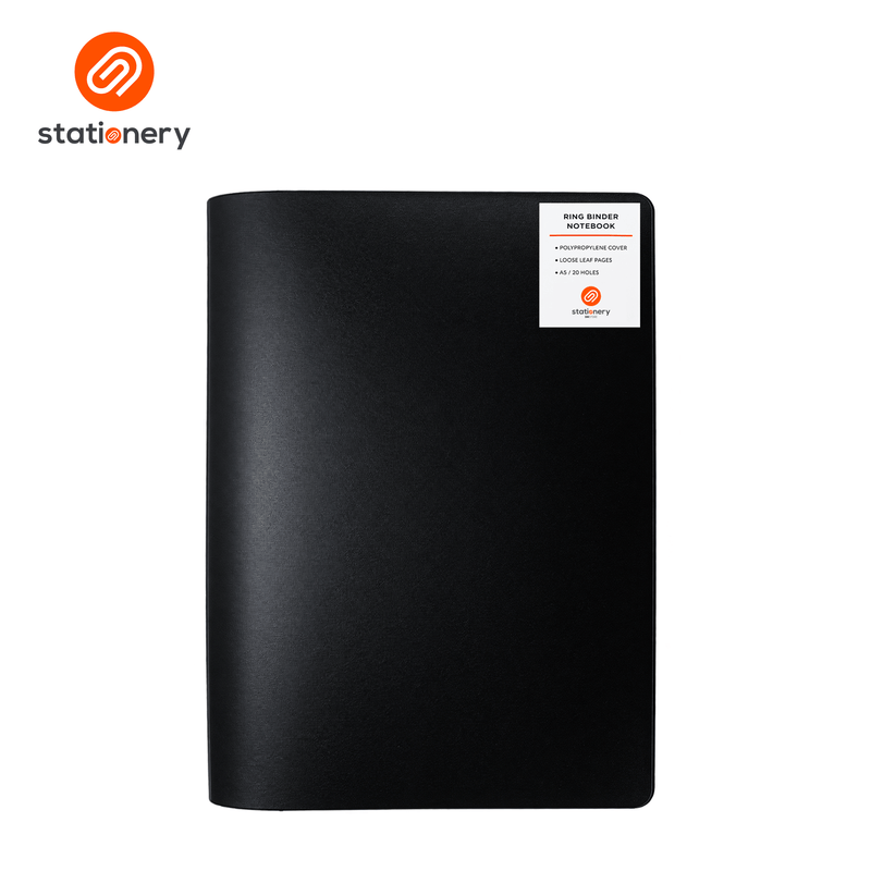 Polypropylene Ring Binder A5 Notebook (20-Hole Loose Leaf)-zoom-