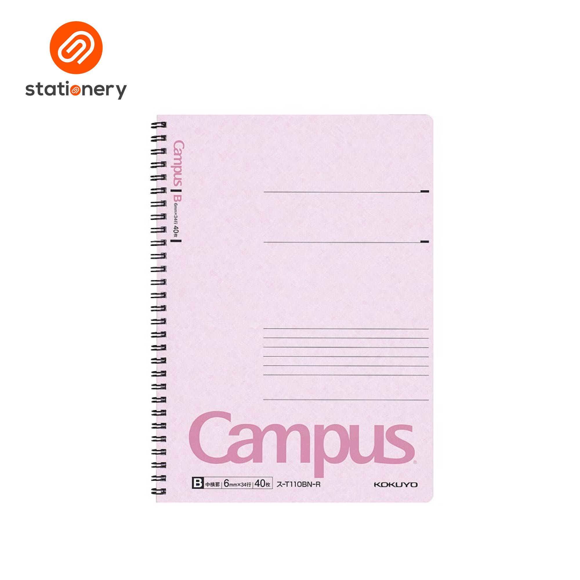 SSP-10102099:10102099A_CAMPUS_TWIN_RING_NBK_B5_6MM_HOR_RULED_40_SHTS_RED.jpg