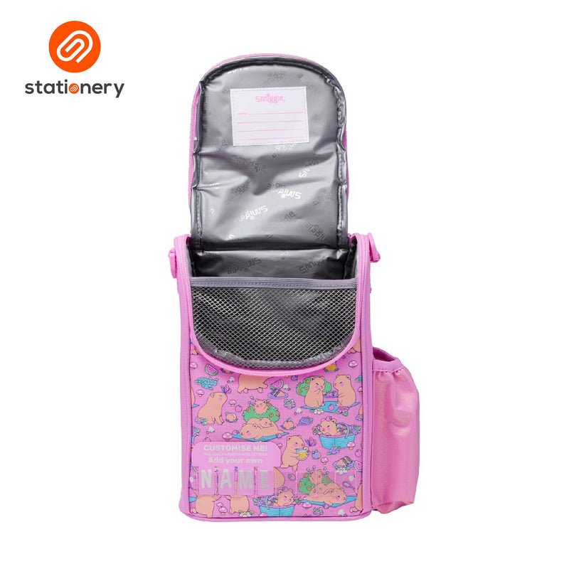 Smiggle Weekend Junior Id Lunchbox With Strap - Pink-zoom-