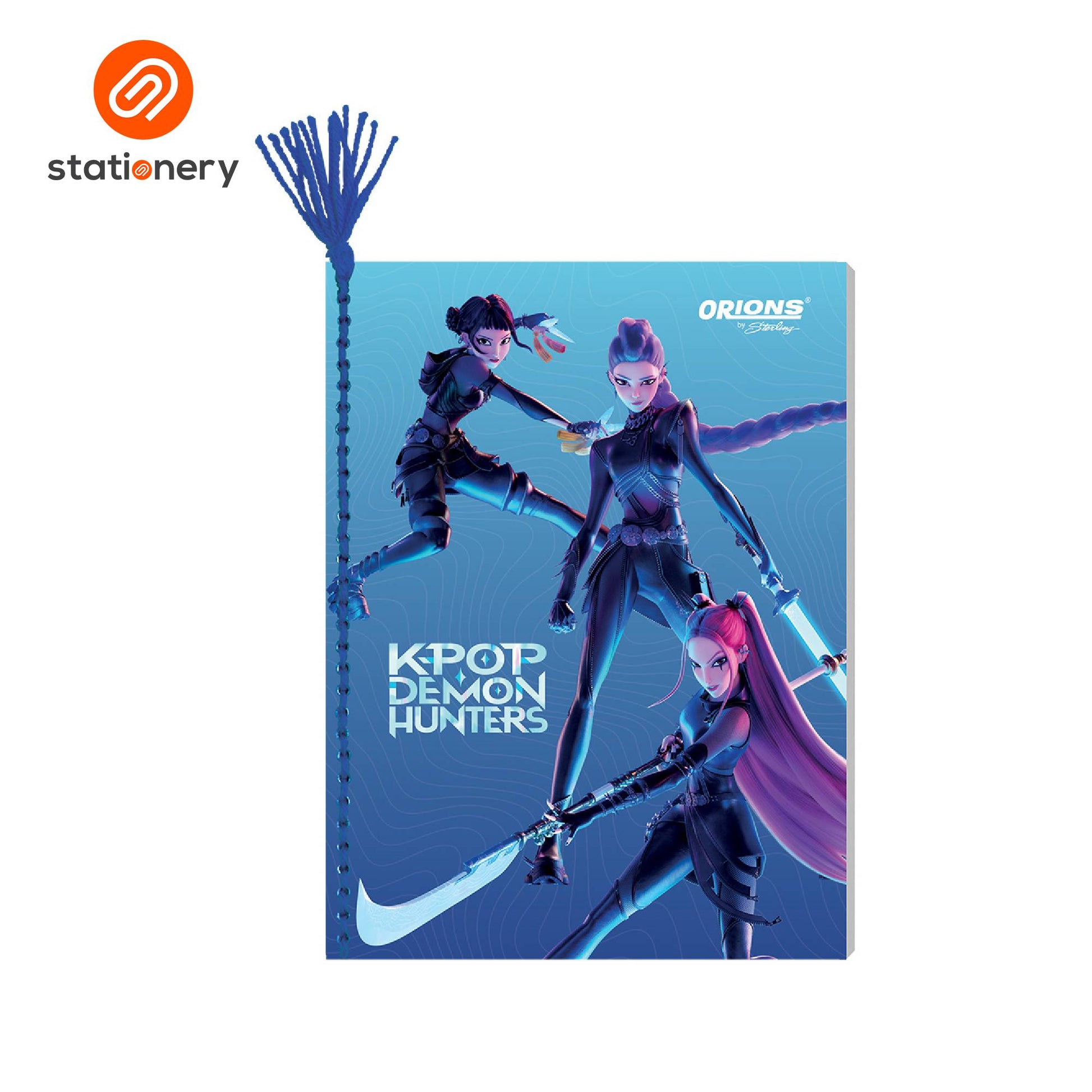 Orions K-Pop Demon Hunters Yarn Notebook 80lvs Pack of 5-8