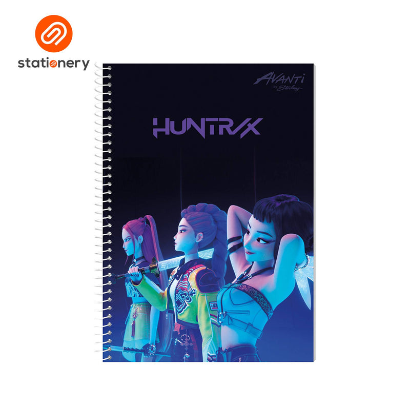 Avanti K-Pop Demon Hunters Spiral Notebook 80lvs Pack of 5-zoom-
