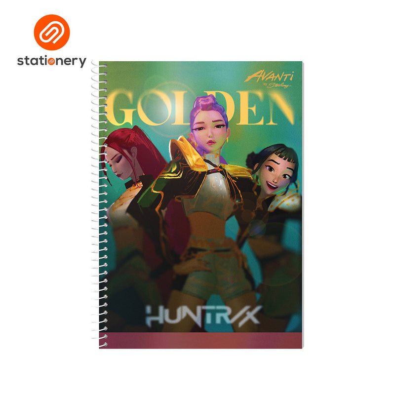 Avanti K-Pop Demon Hunters Spiral Notebook 80lvs Pack of 5-zoom-