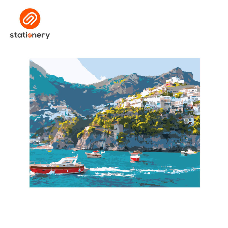 ARTherapy Paint by Numbers Kit - Framed Canvas 40x30cm-zoom-