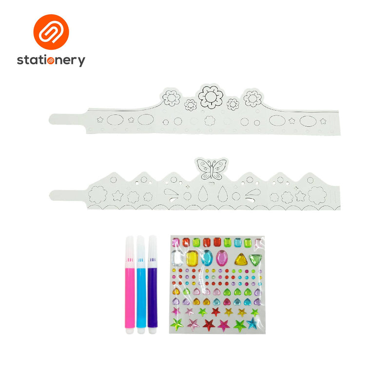 Shine & Color DIY Crown Kit Craft Set for Kids-zoom-
