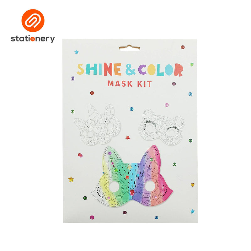 Shine & Color DIY Animal Mask Craft Kit-zoom-