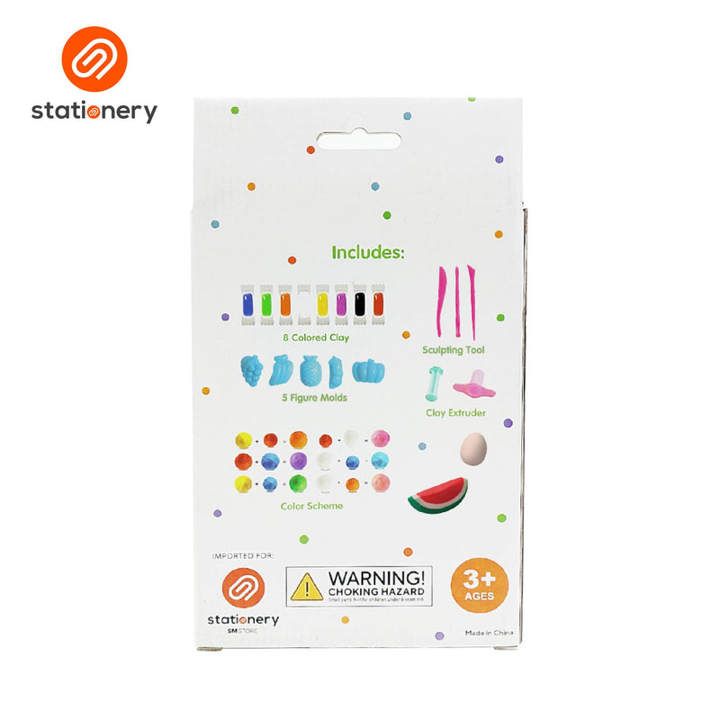 Clay Art Set with Molds and Sculpting (8 Colors)-zoom-