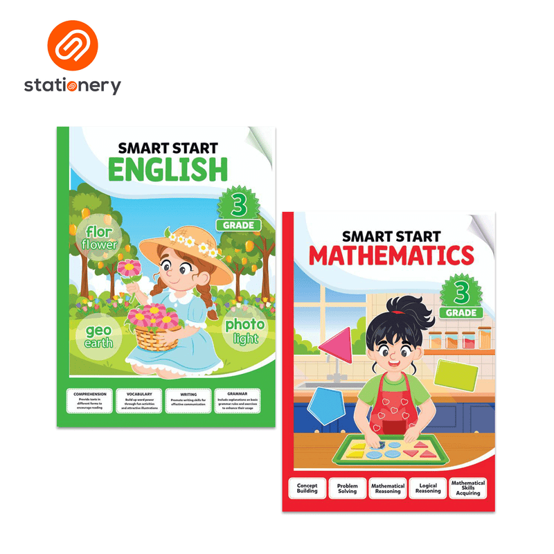 Smart Start English and Mathematics Workbook Set (Kindergarten to Grade 3)-zoom-
