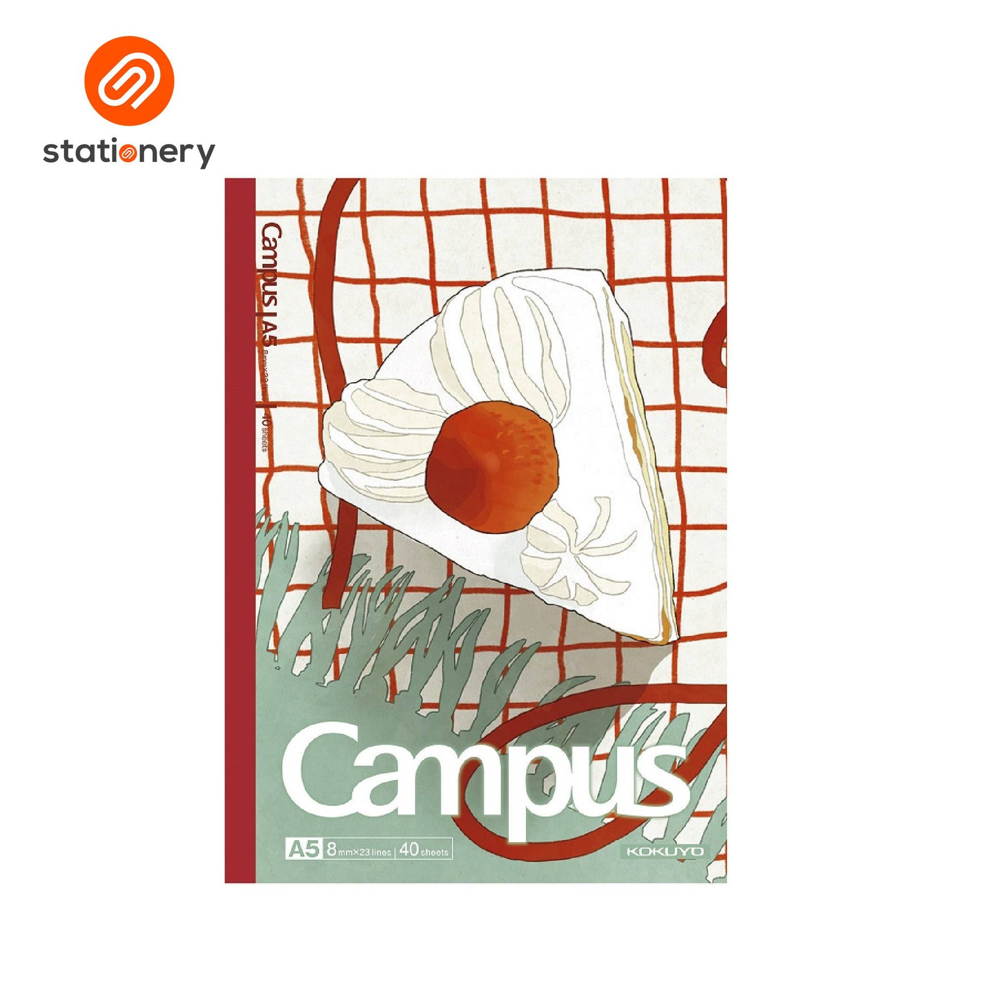 Kokuyo Campus Illustrator Series A5 Notebook 40P - Pack of 4-14